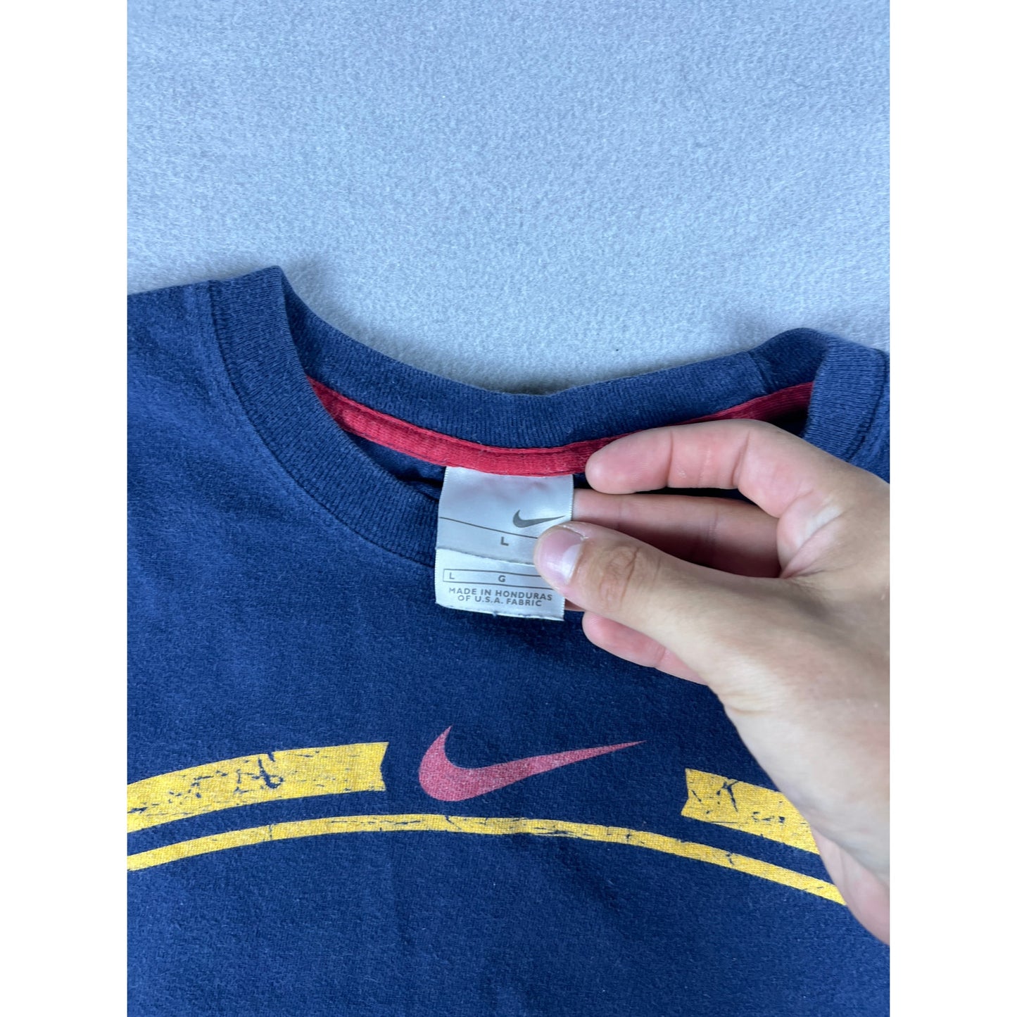 Vintage Y2K Nike Spellout Muscle Shirt - L