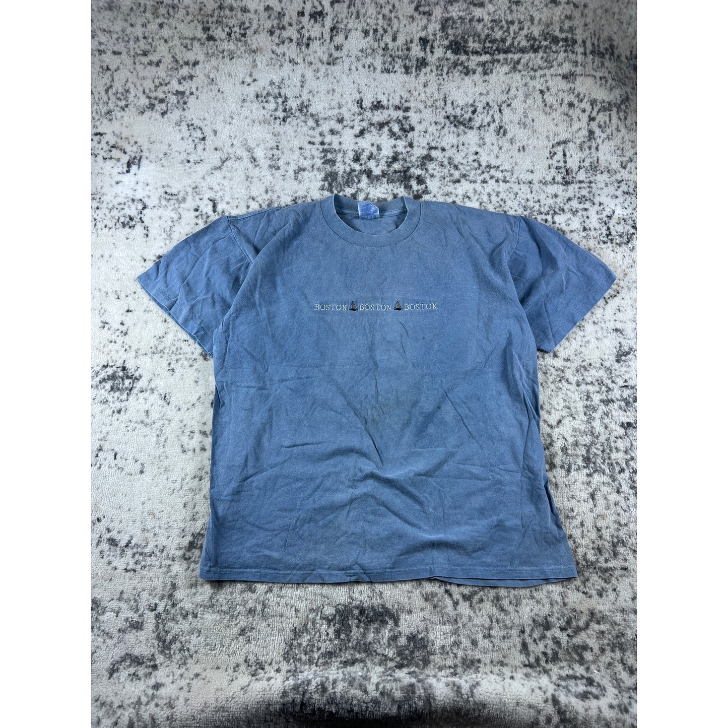 Vintage Boston Sailboat T-Shirt Mens - L