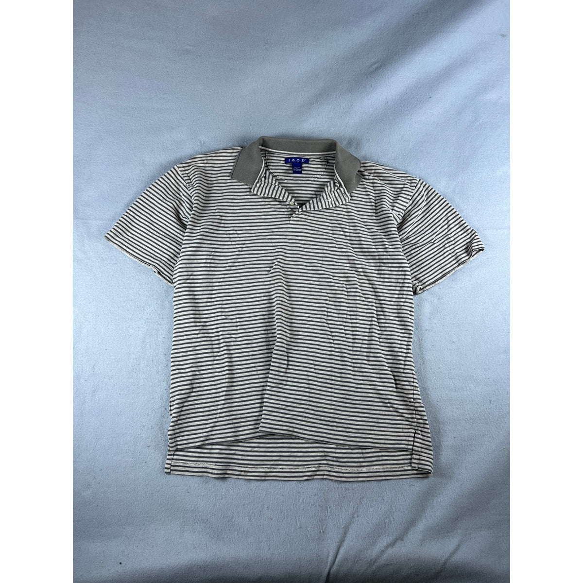 IZOD Striped Golf Polo Shirt - L