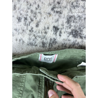 BDG Green Wide Leg Tactical Pants - 6