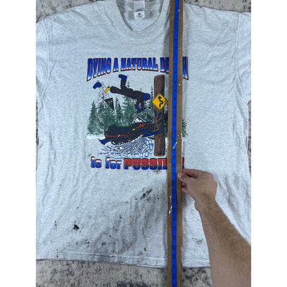 Vintage Snowmobile T-Shirt - XXL