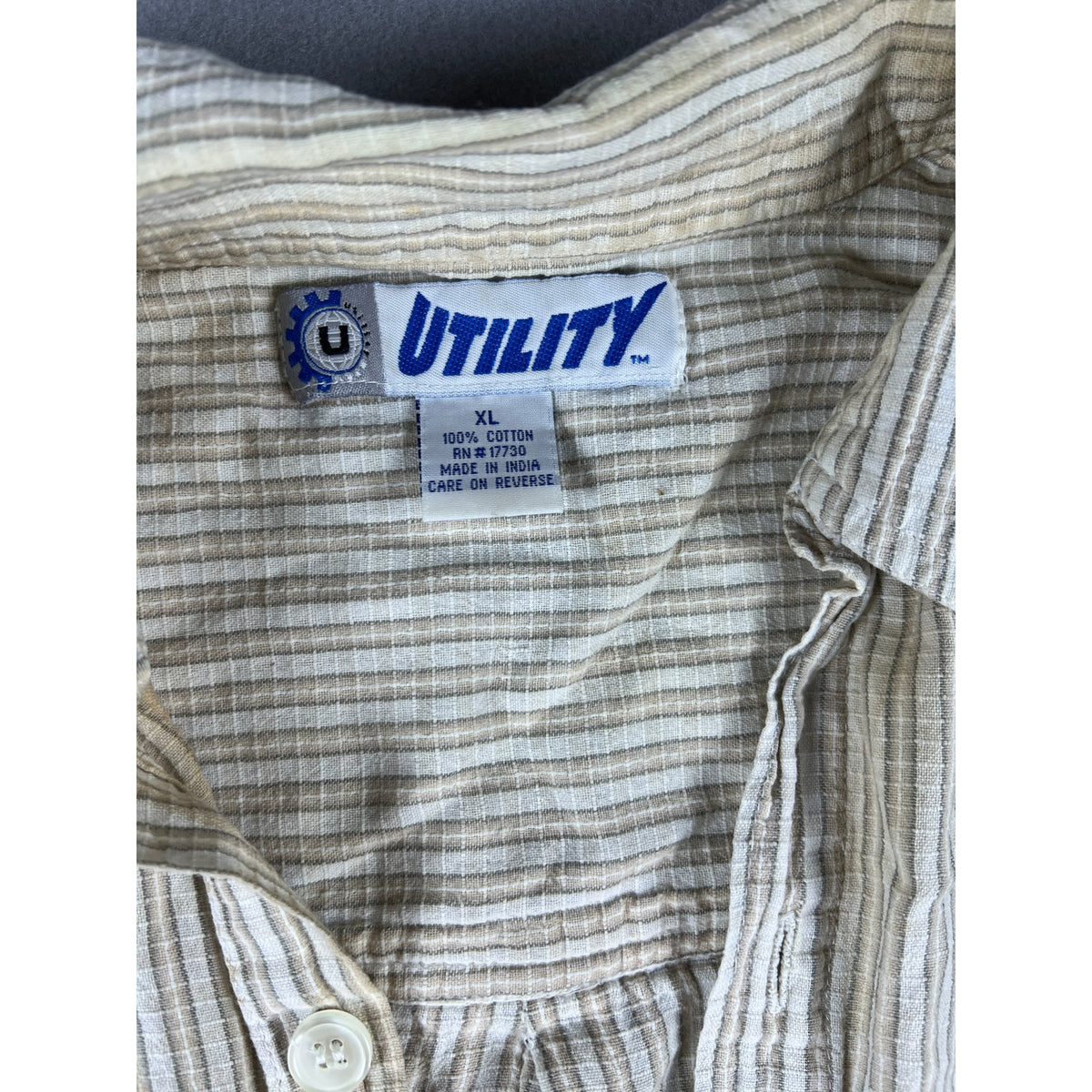Utility Striped Shirt - XL