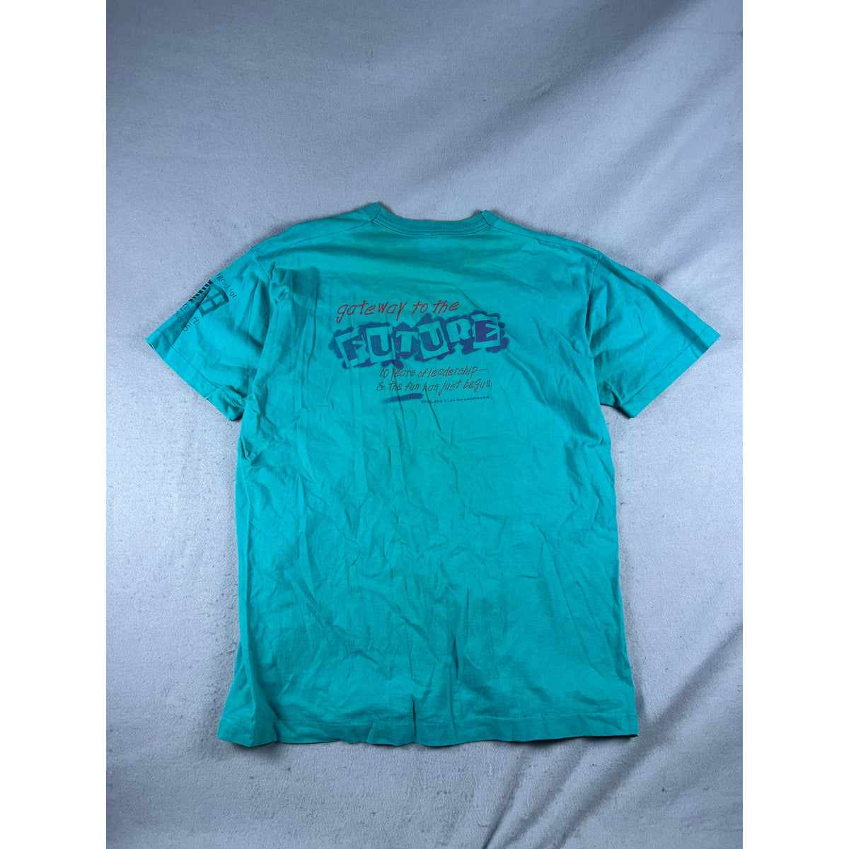 Vintage Gateway to the Future 2000 Windows 95 T-Shirt - XL