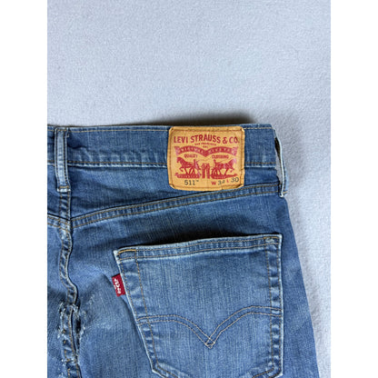 Levi's 511 Straight Leg Slim Fit Jeans - 34x30