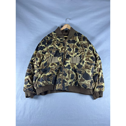 Vintage Columbia Reversible Hunting Bomber Jacket - 2XL