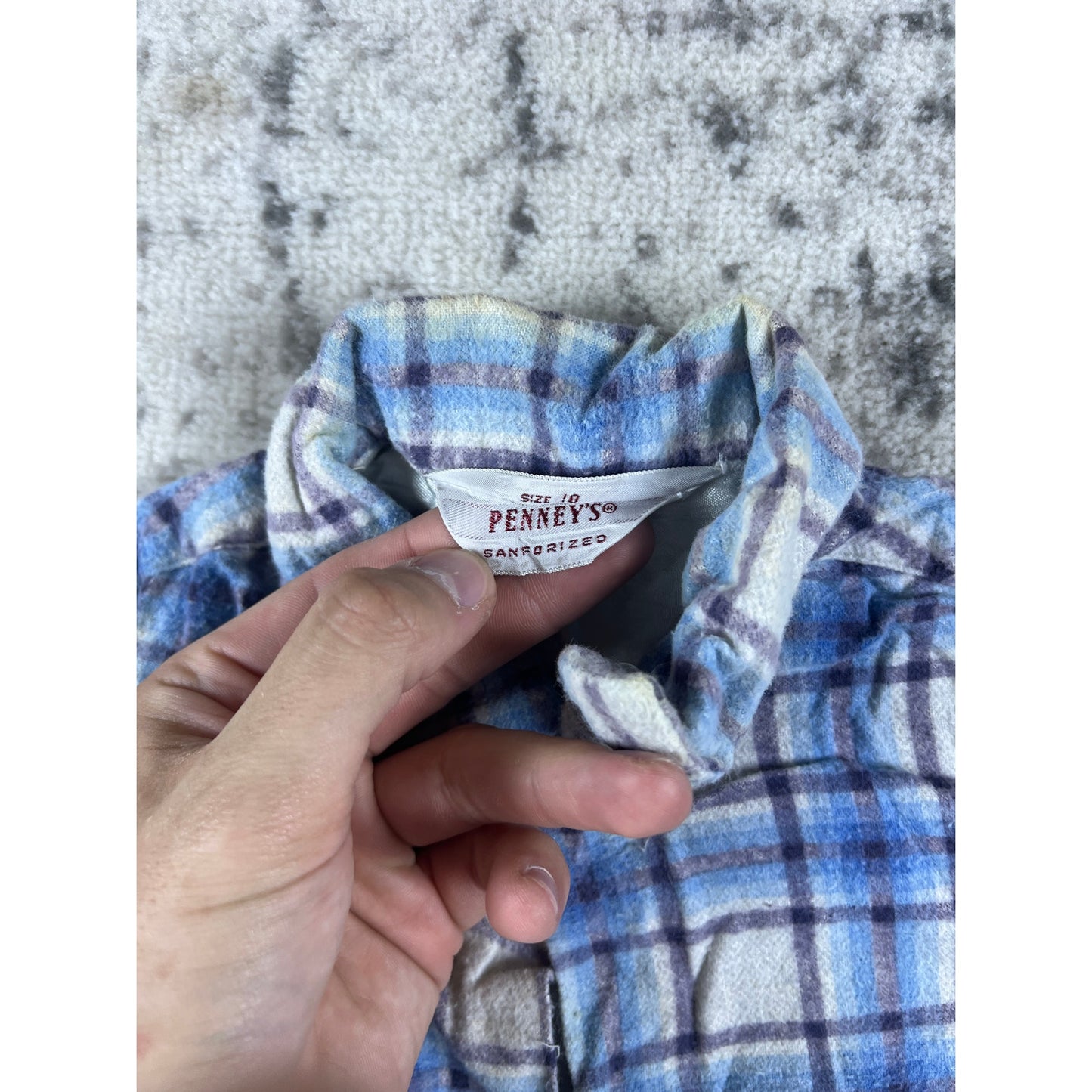 Vintage Penney's Flannel Shirt Boys - 10