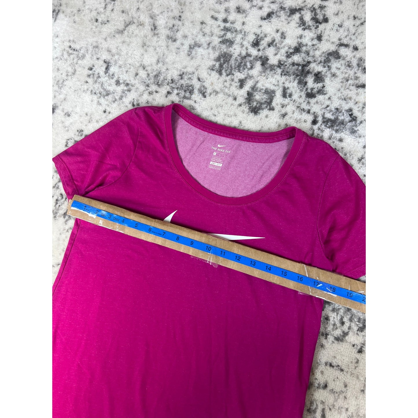 Purple Nike Center Swoosh Graphic Tee - M