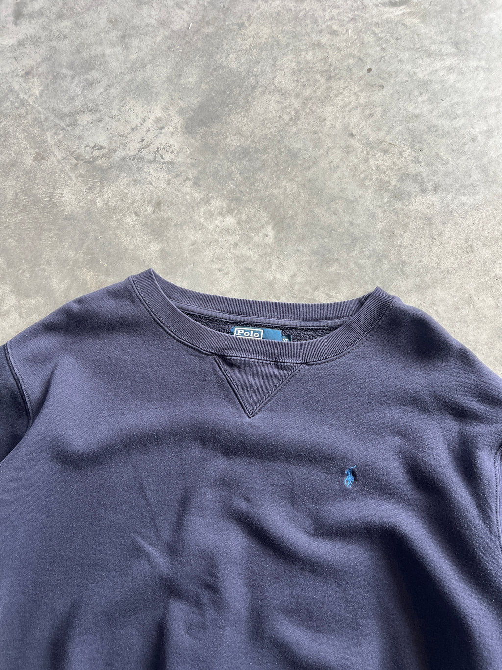 Vintage Grape Oversized Polo Crew - XL