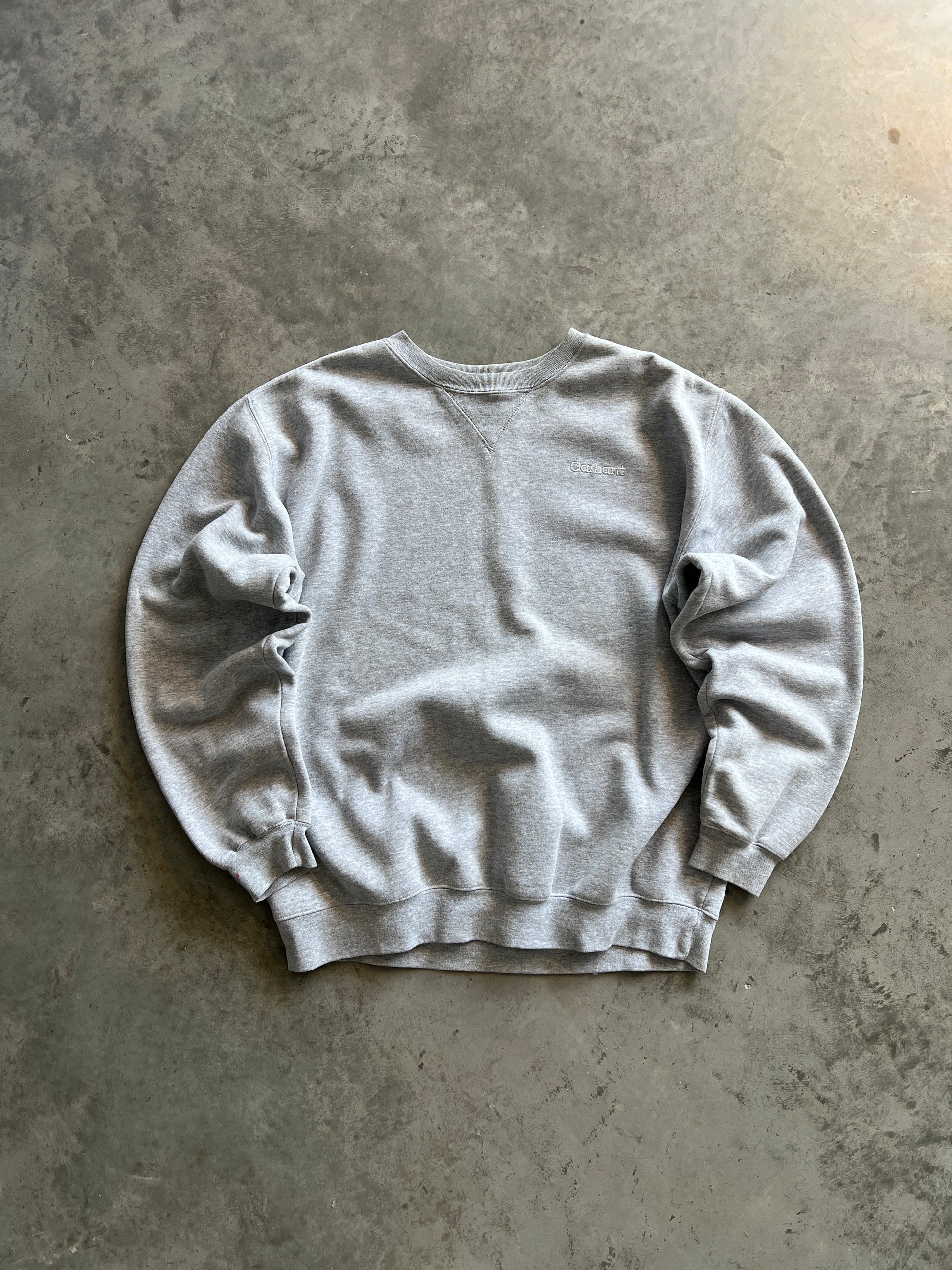 Vintage Light Grey Carhartt Crew - XL