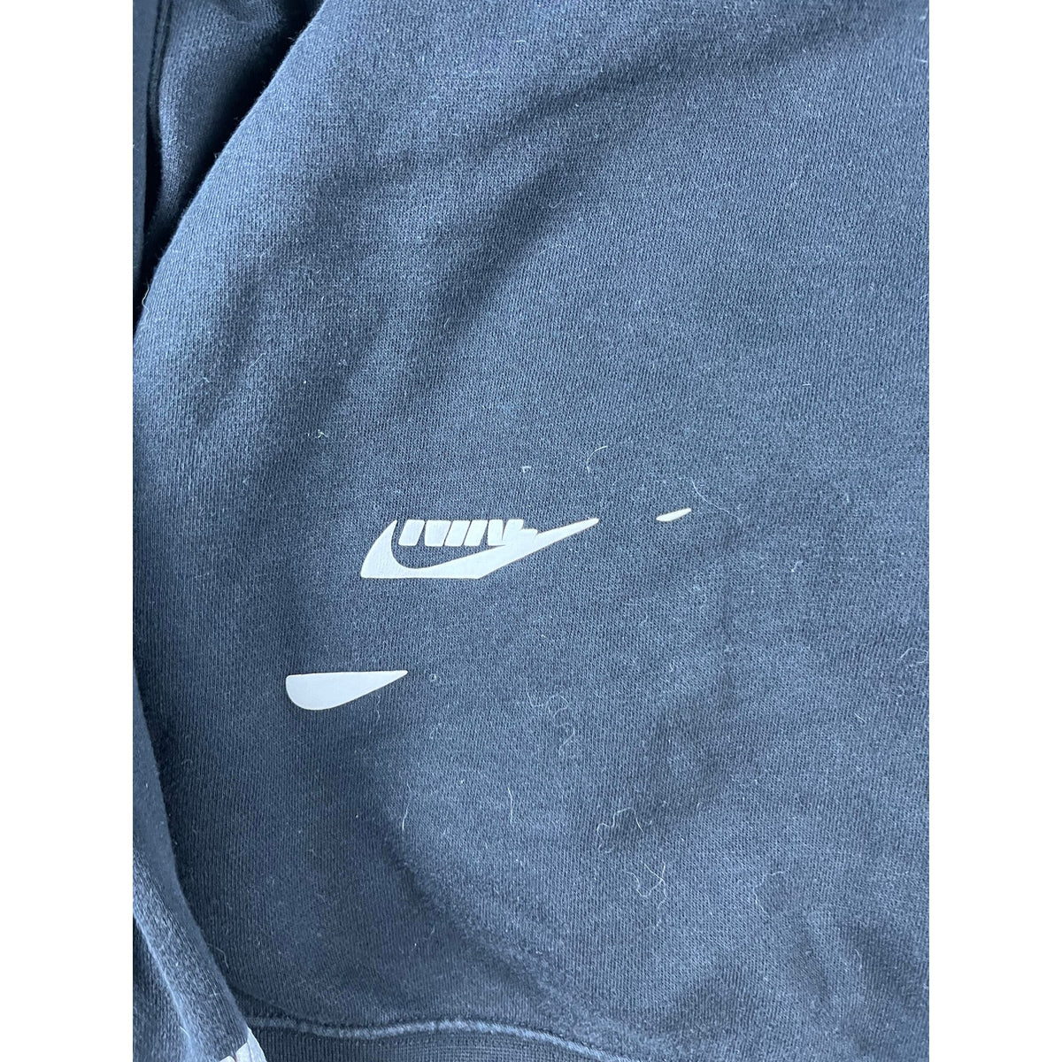 Nike Multi Logo Hoodie Sweatshirt - L