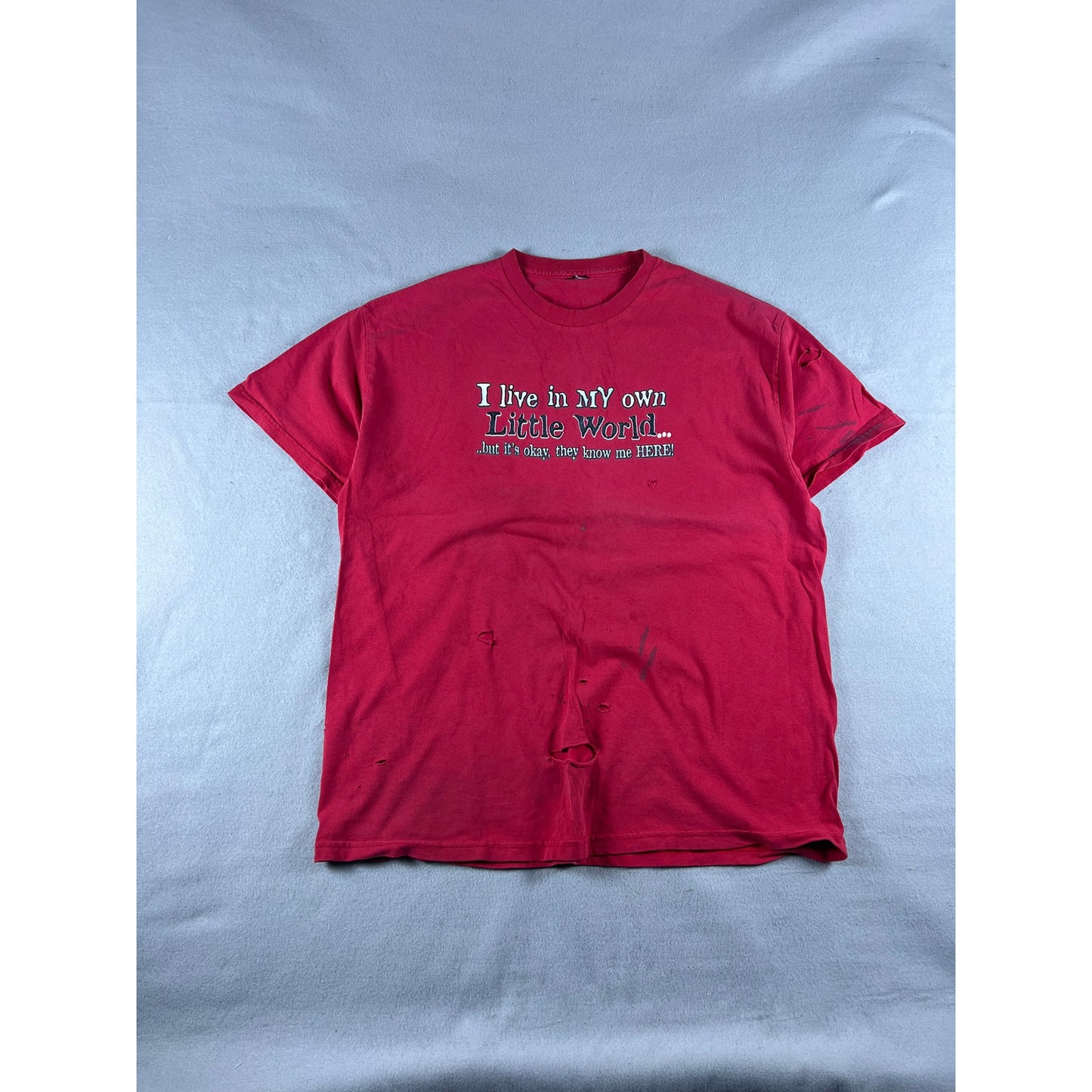 Vintage Y2K Funny Humor Shirt - XL