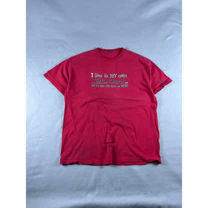 Vintage Y2K Funny Humor Shirt - XL