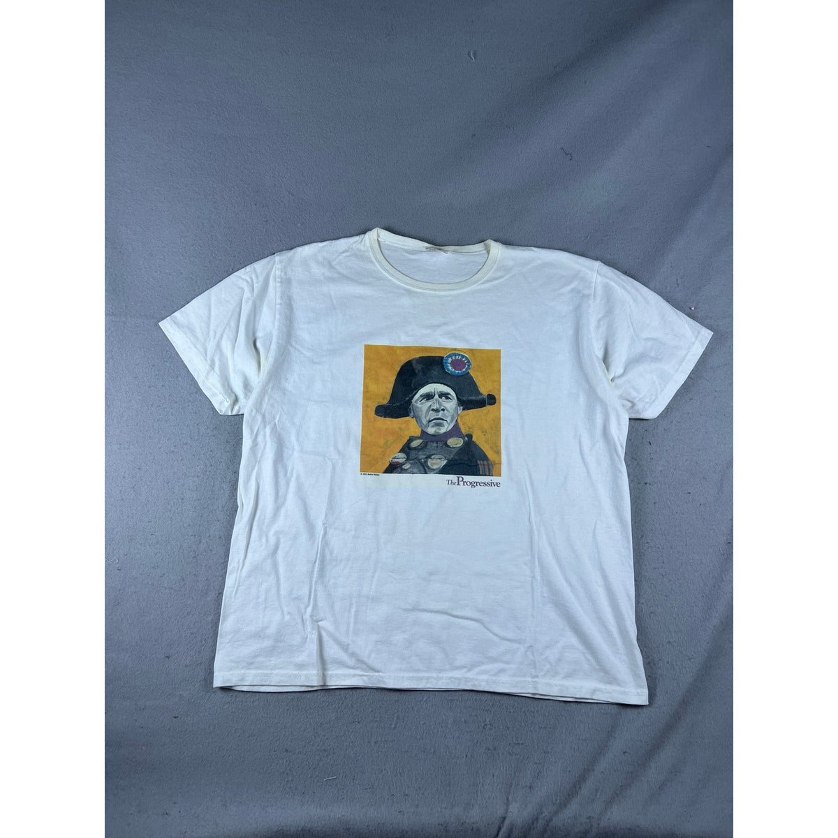 Vintage Y2K George Bush Napoleon T-Shirt - L