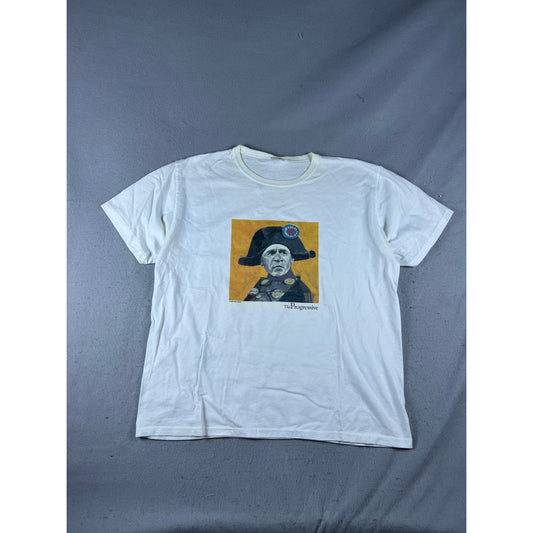 Vintage Y2K George Bush Napoleon T-Shirt - L