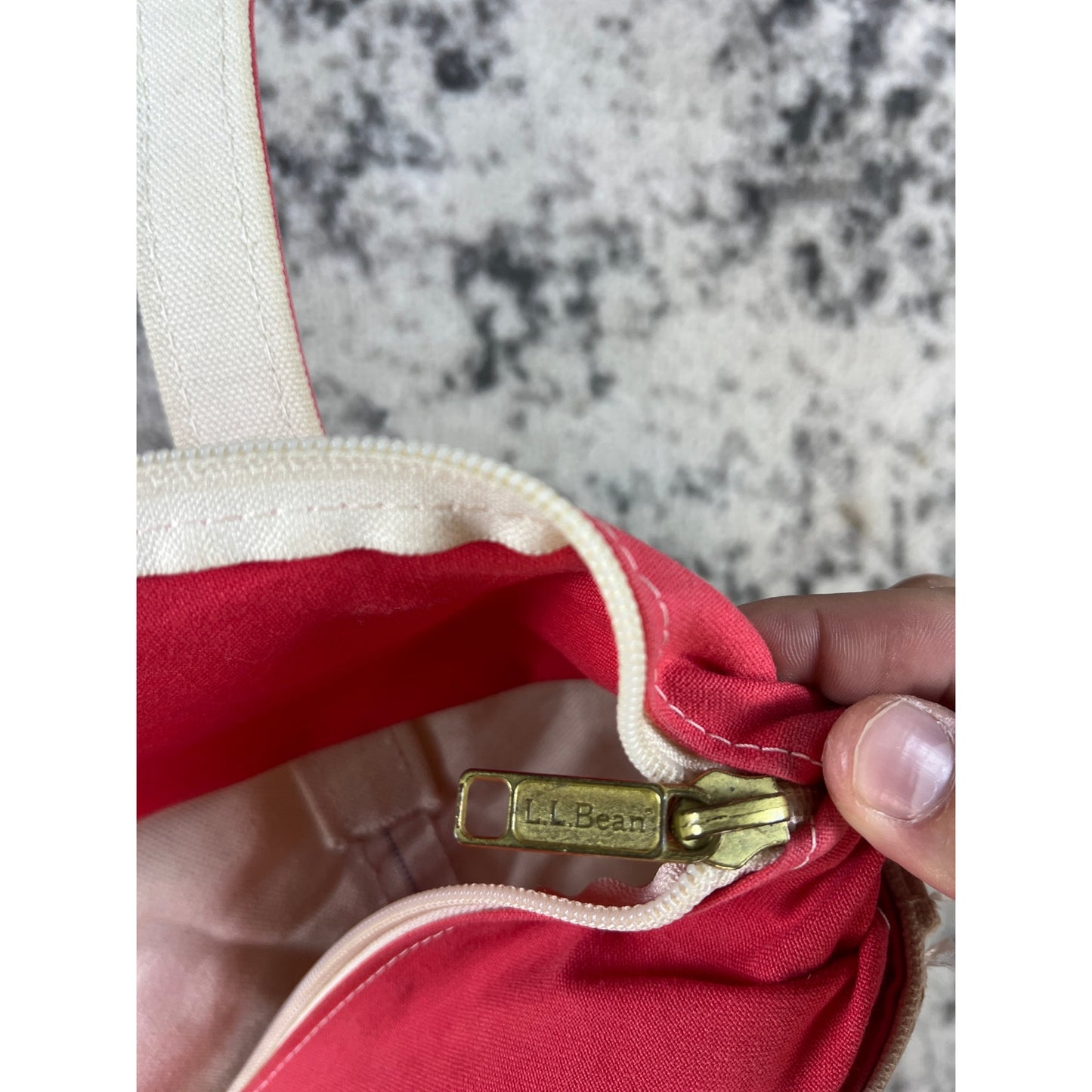 Vintage LL Bean Canvas Tote - Medium