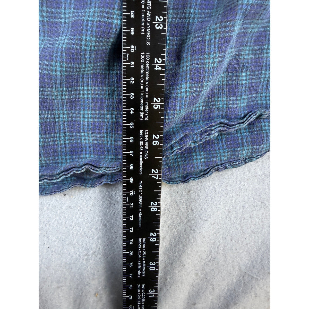Faded Glory Plaid Shirt - L