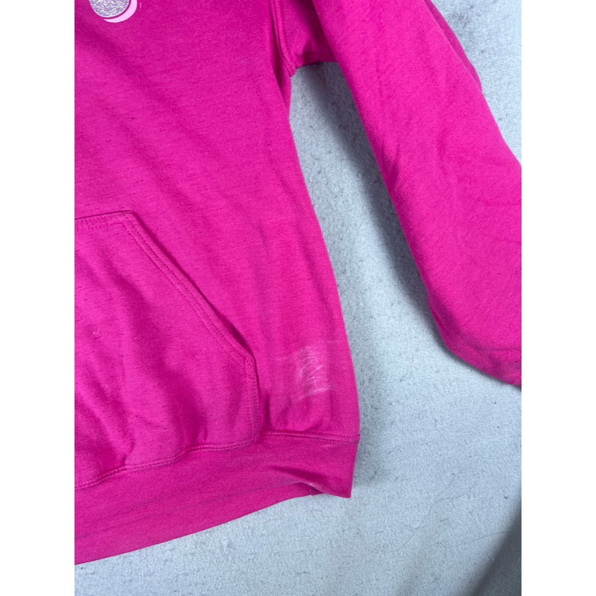 Hershey's Spellout Glitter Hoodie Womens - S