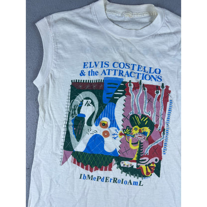 Vintage Elvis Costello USA Tour 1982 Tank Top - XS