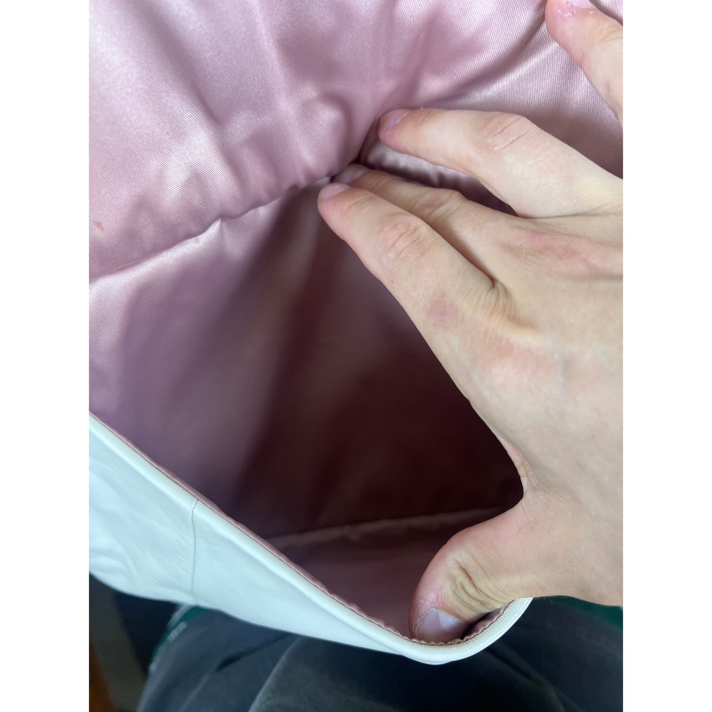 Vintage Coach Kristin White leather Hobo Bag