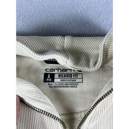 Carhartt Tencel Fiber Series 1/4 Zip Pullover Sweatshirt Womens - S