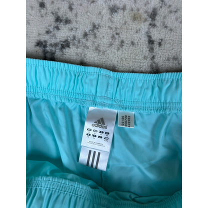 Teal Blue Adidas Track Shorts - XL