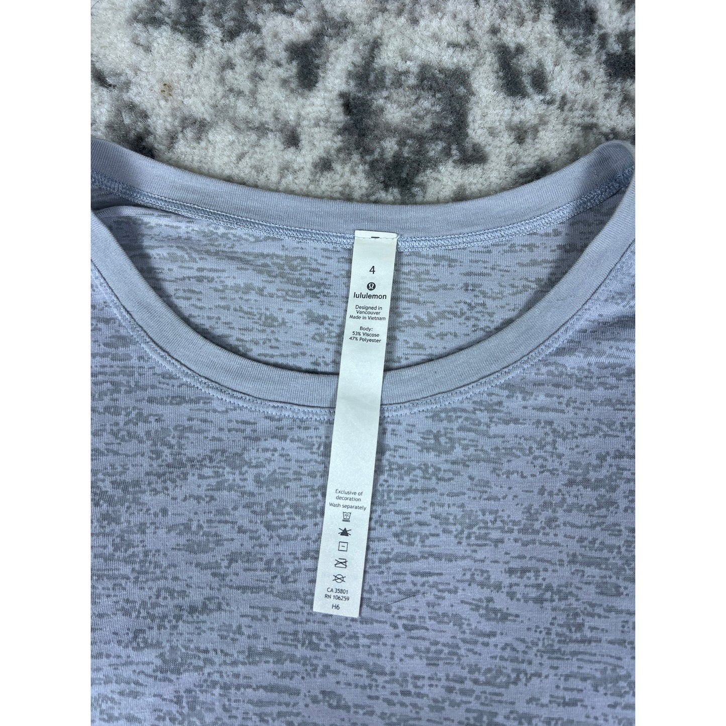 Grey Lululemon Women's Shirt - 4