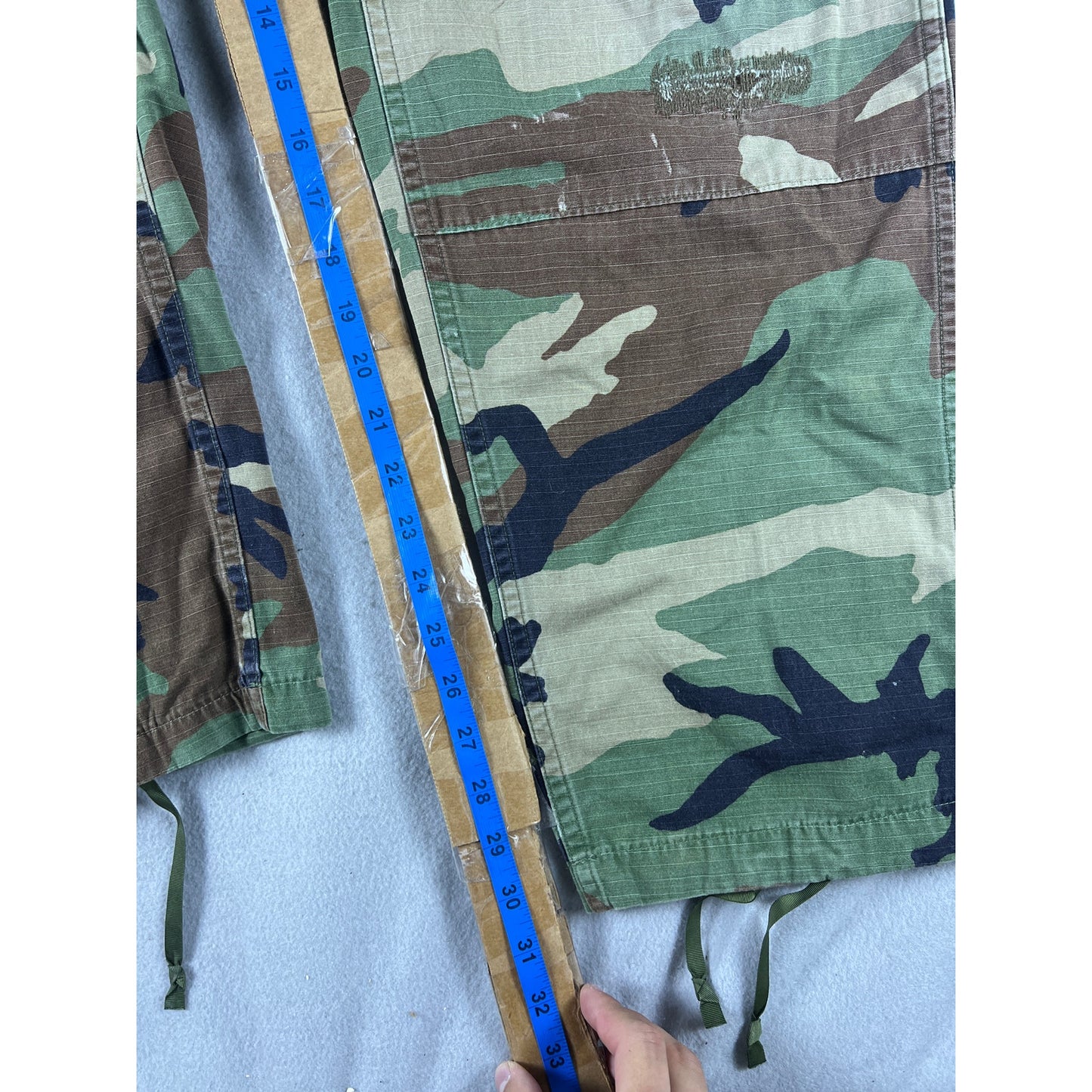Vintage BDU Military Camo Ripstop Cargo Pants - 33x31
