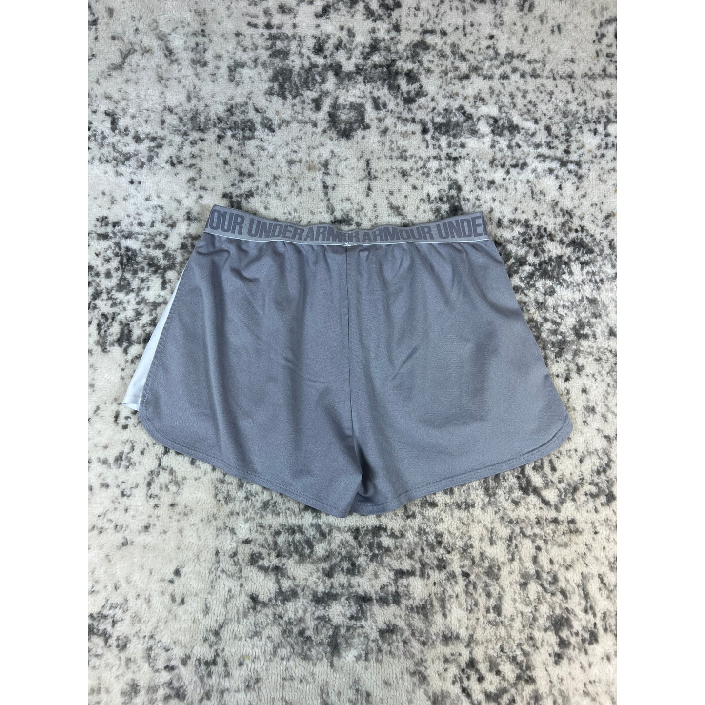 Under Armour Gray Women's Athletic Shorts - L