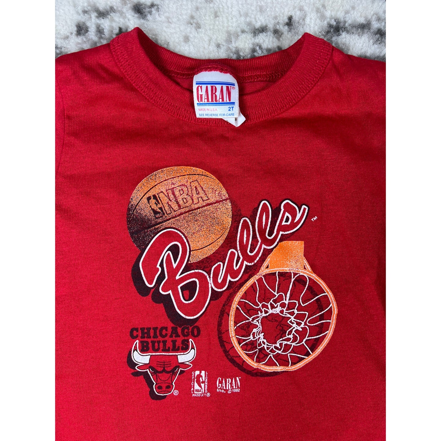Vintage Chicago Bulls Kids Basketball Shirt - 2T
