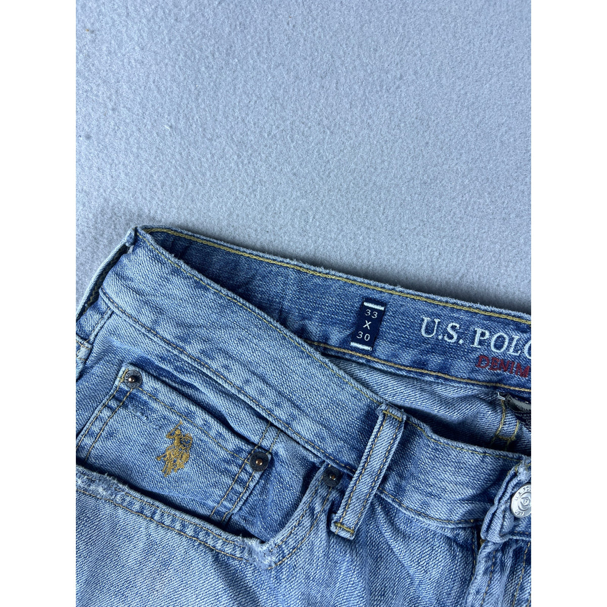 US Polo Assn Distressed Jeans - 33x30