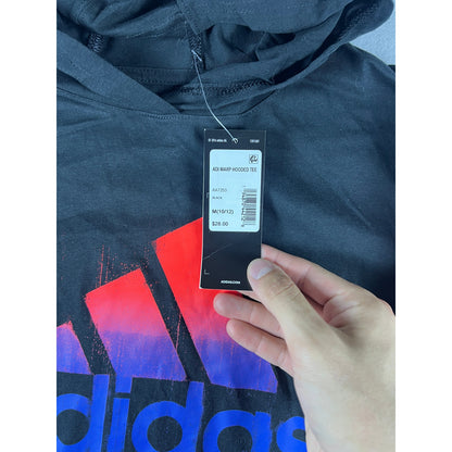 adidas Adi Warp Hooded Tee Youth - 10-12