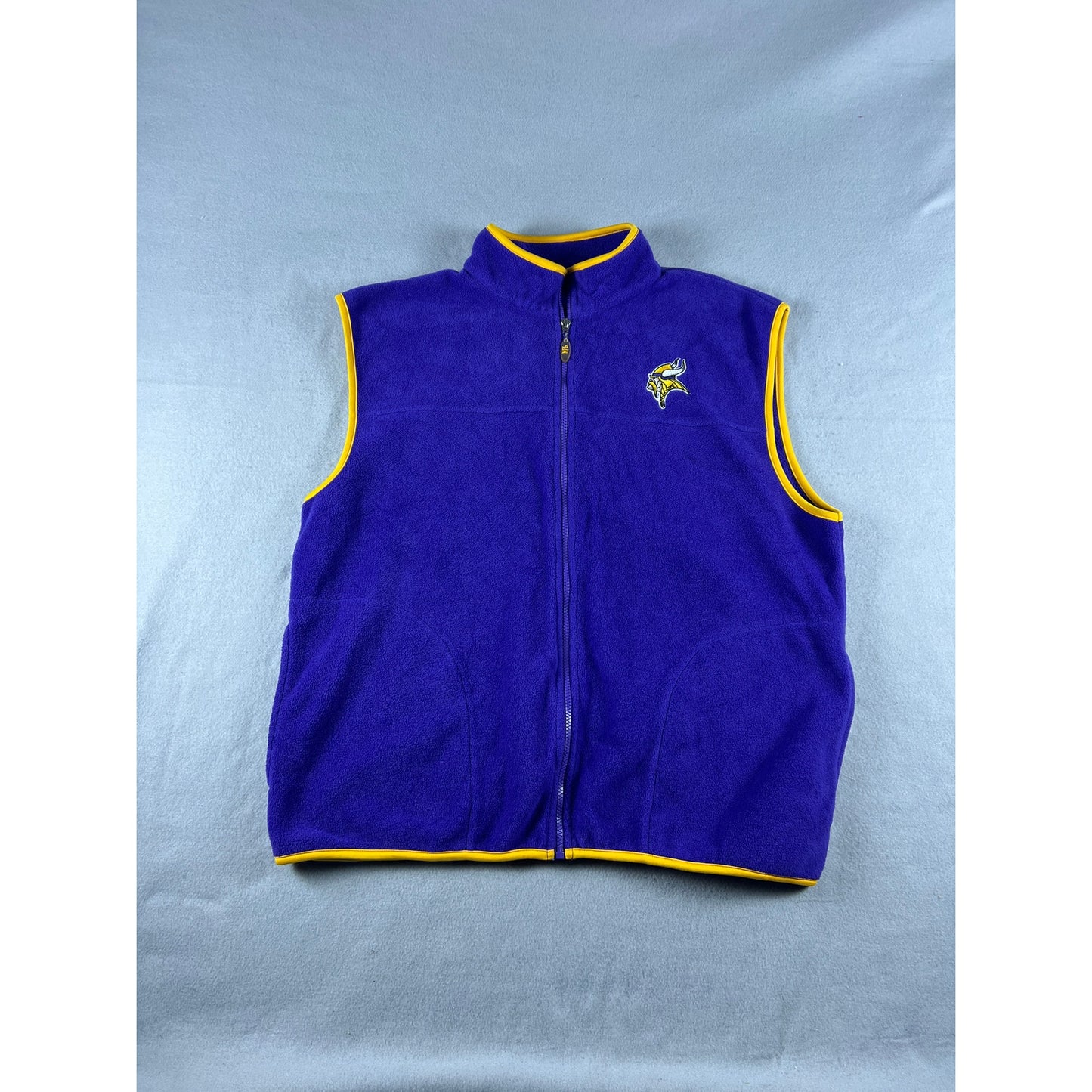 Vintage Minnesota Vikings Fleece Vest - XL