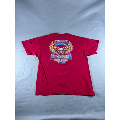 Vintage Sturgis South Dakota Thrashed T-shirt - XL