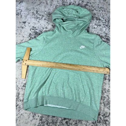 Nike Teal Green Spellout Hoodie - XL