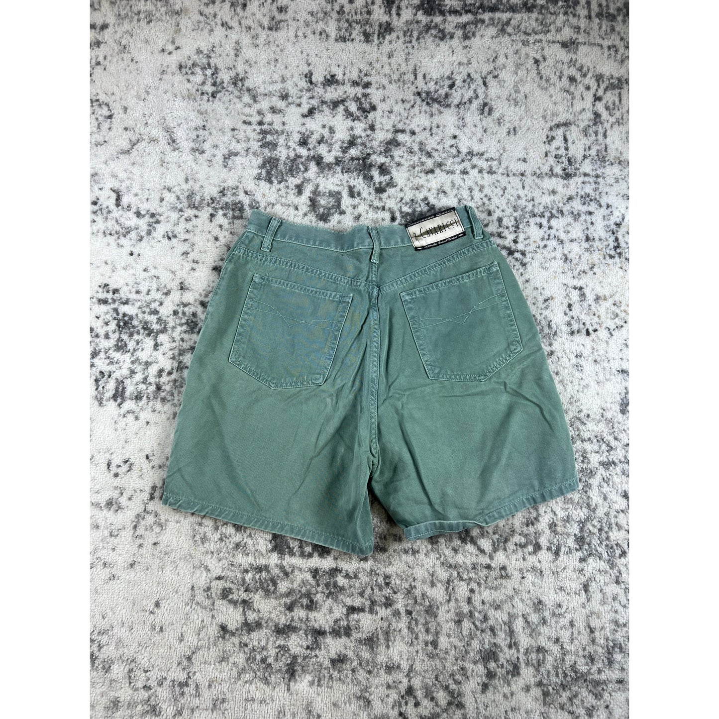 Vintage Z Cavaricci Seafoam Green Denim Shorts - 31
