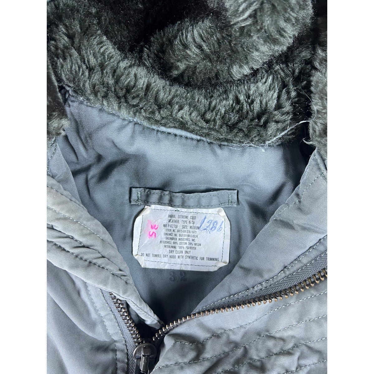 Vintage Greenbrier N-3B Military Parka - M