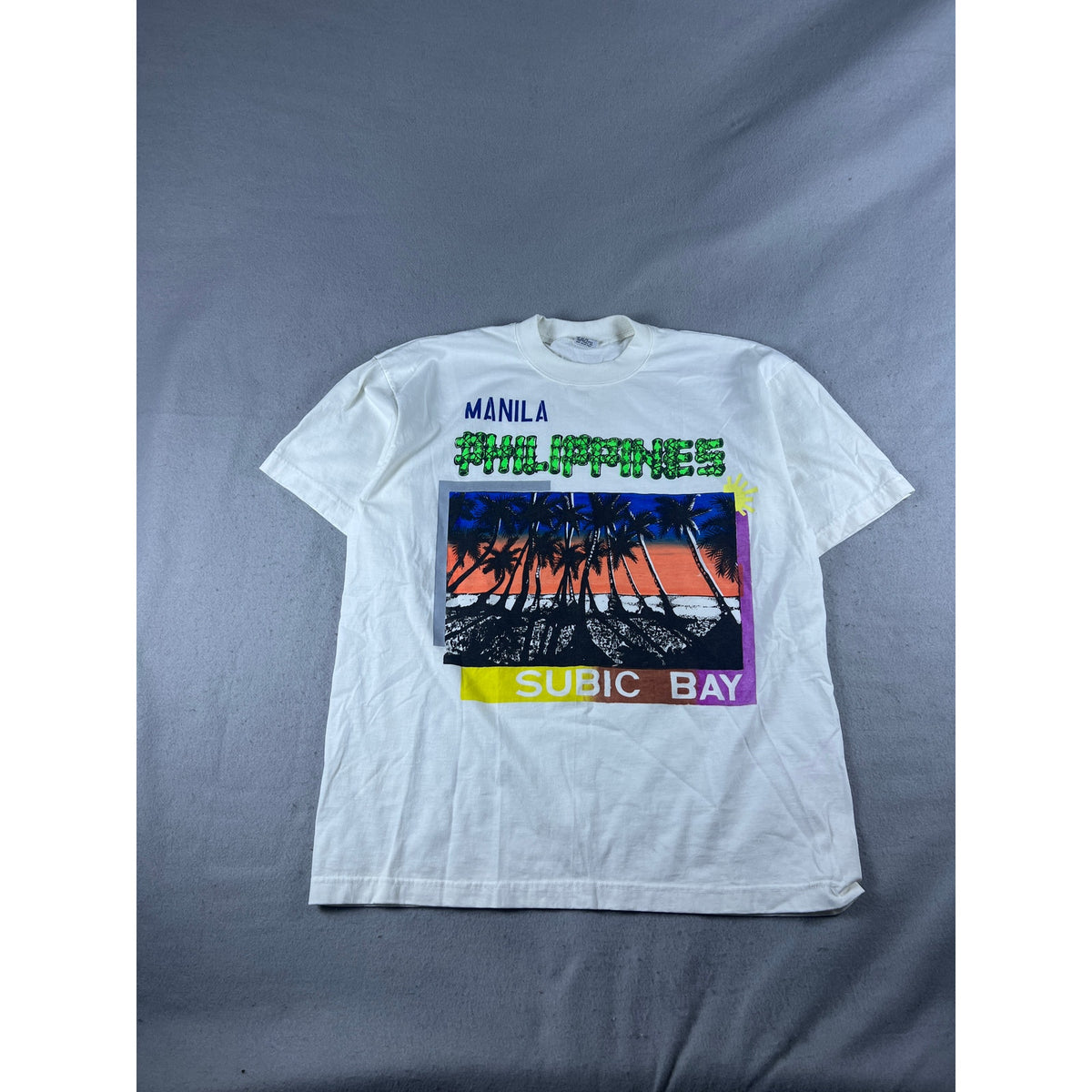 Vintage Manila Philippines Subic Bay T-Shirt - L