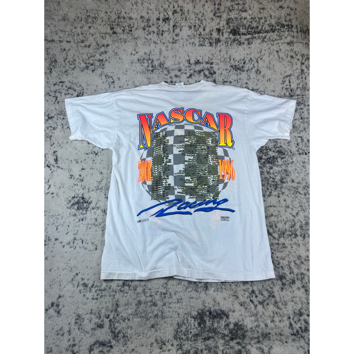 Vintage 1996 NASCAR Racing Tour T-Shirt - XL