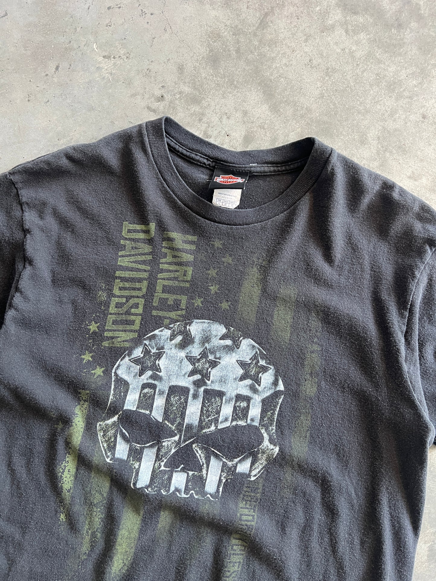 Vintage Black Harley Davidson Shirt - L