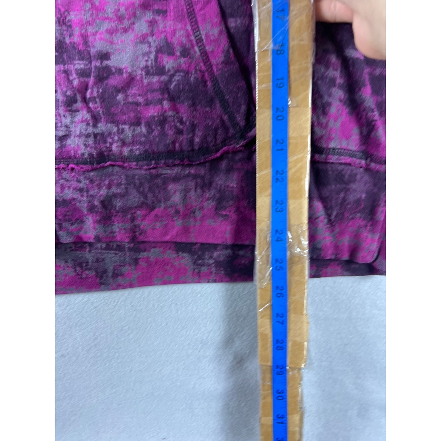 Maurices Acid Wash Rhinestone Hoodie - 2XL