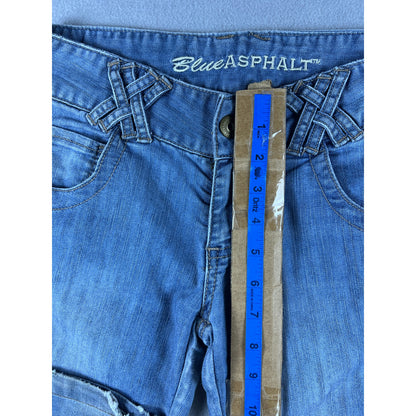 Vintage Blue Asphalt Flare Jeans - 3