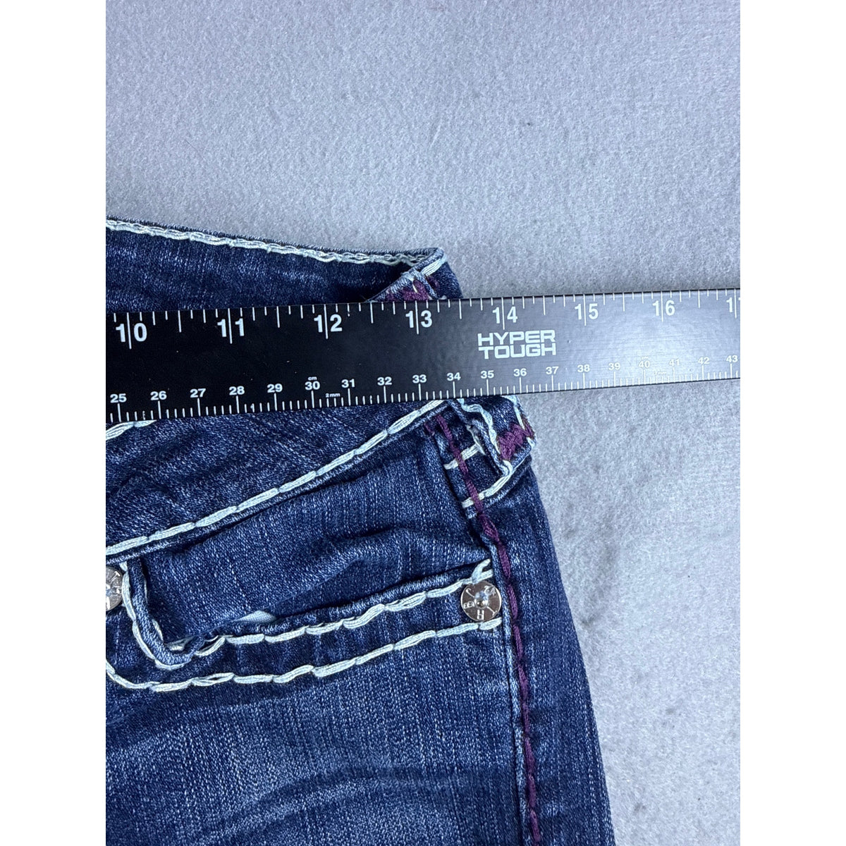 True Religion Julie Super T Super Skinny Low Rise Jeans - 26