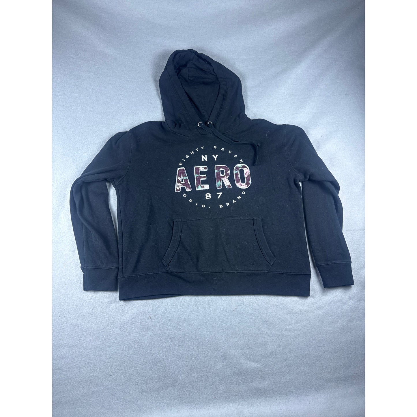 Aeropostale Camo Spellout Hoodie Womens - XL