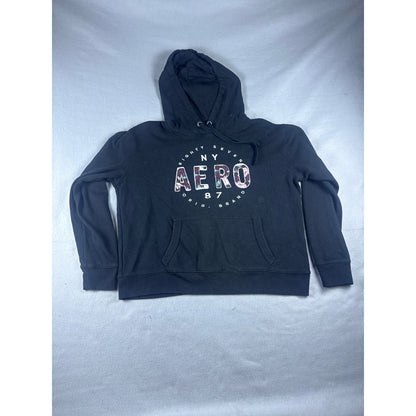 Aeropostale Camo Spellout Hoodie Womens - XL