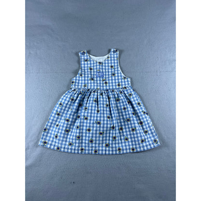 Vintage OshKosh B'Gosh gingham sunflower dress - 4T