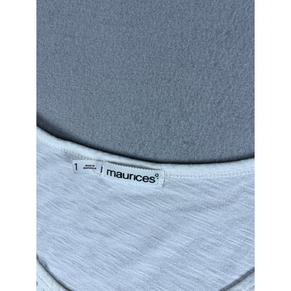 Maurices Y2K Rhinestone Cross Tank Top - 1X