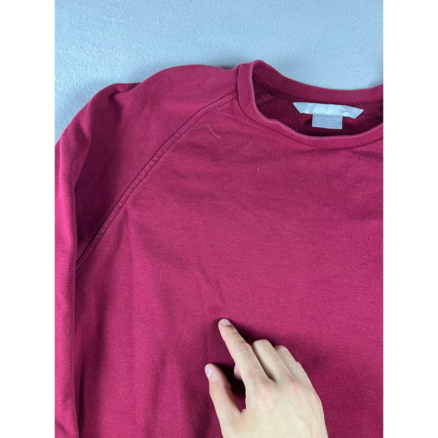 Y2K Red Nike Swoosh Crewneck - XL