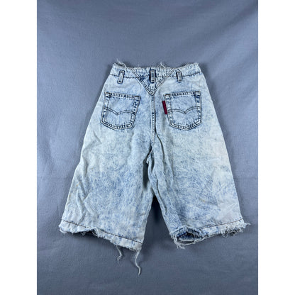 Vintage Levi's Acid Wash Denim Shorts Womens - XS