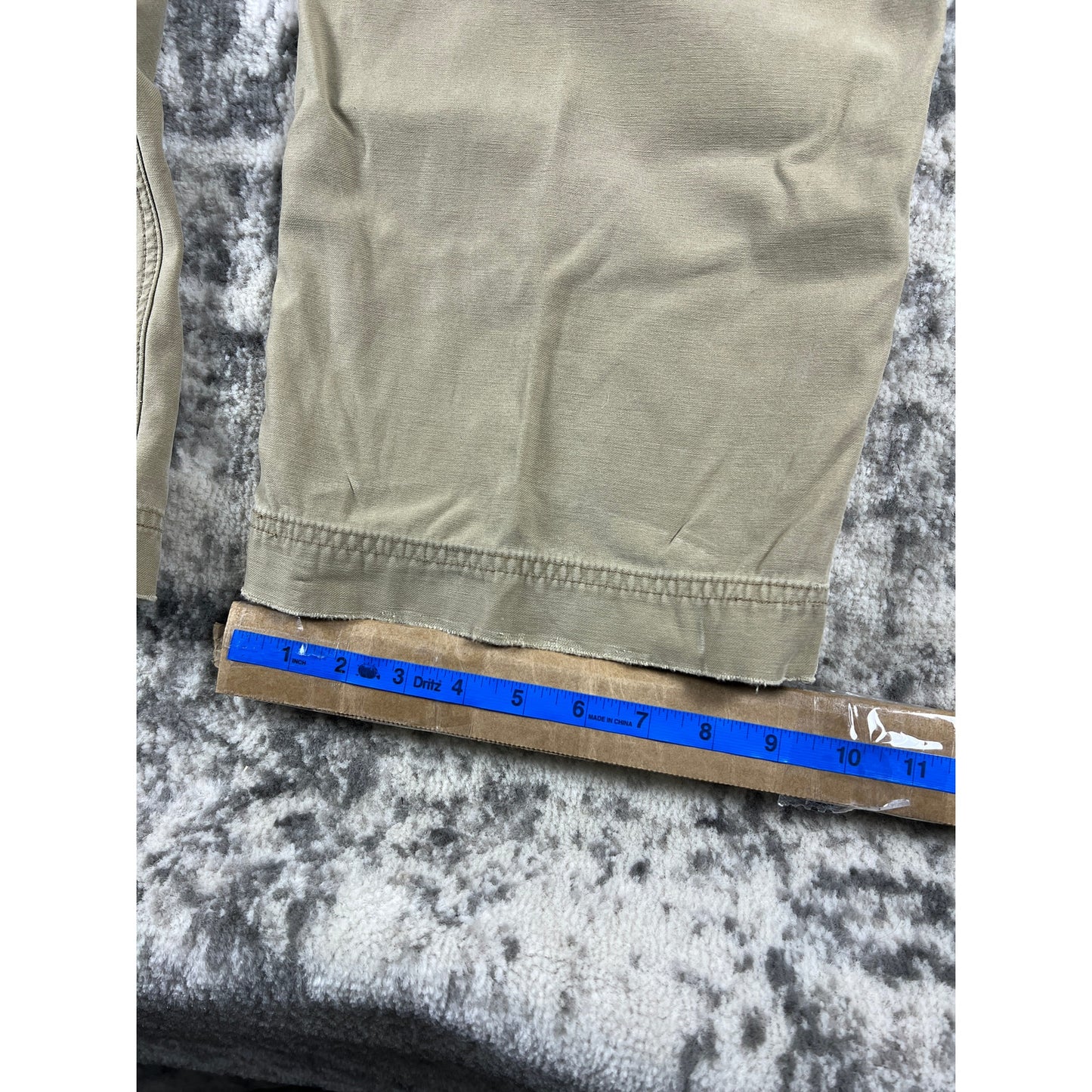 Vintage Canvas Tan American Eagle Baggy Pants - 30
