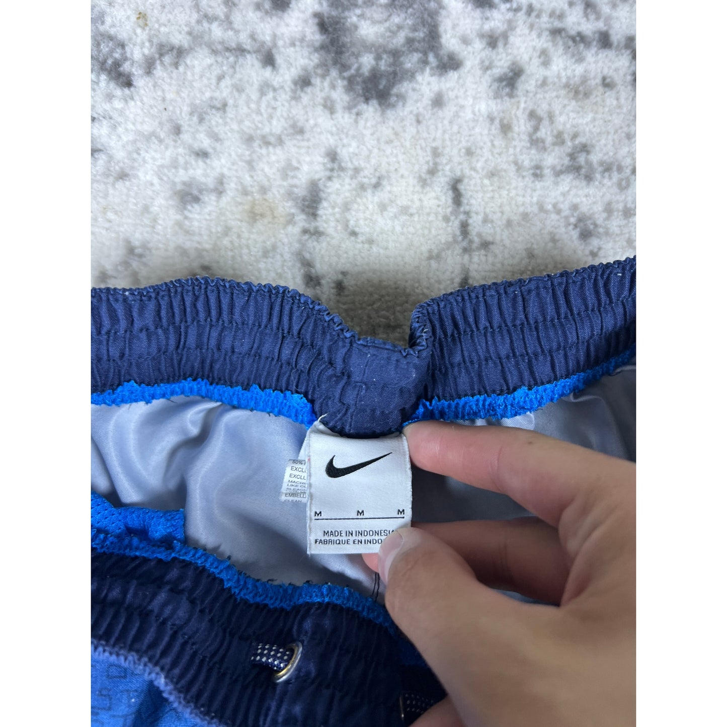 2000's Blue Nike Swoosh Shorts  - M